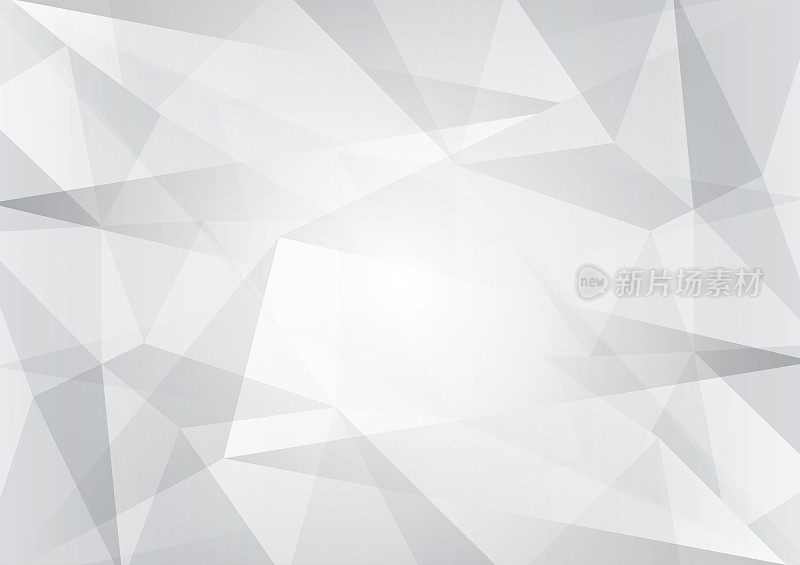 Abstract gray and white color low poly, vector background, geometric illustration with gradient Triangular for your business design